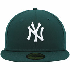 New York Yankees New Era White Logo 59FIFTY Fitted Hat - MLB