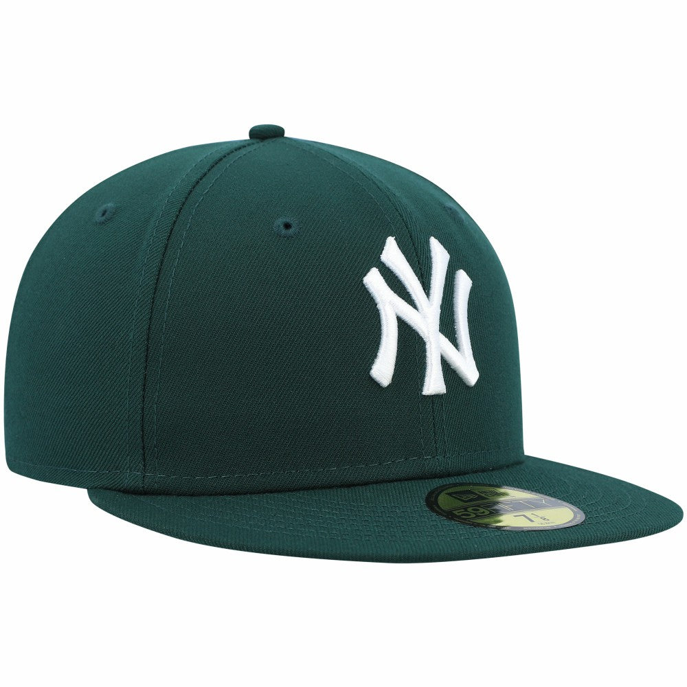 New York Yankees New Era White Logo 59FIFTY Fitted Hat - MLB