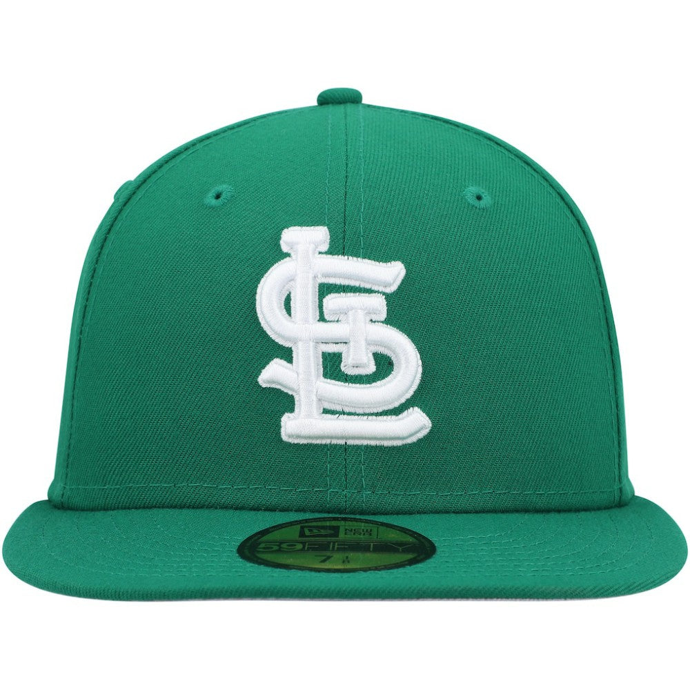 St. Louis Cardinals New Era White Logo 59FIFTY Fitted Hat - MLB