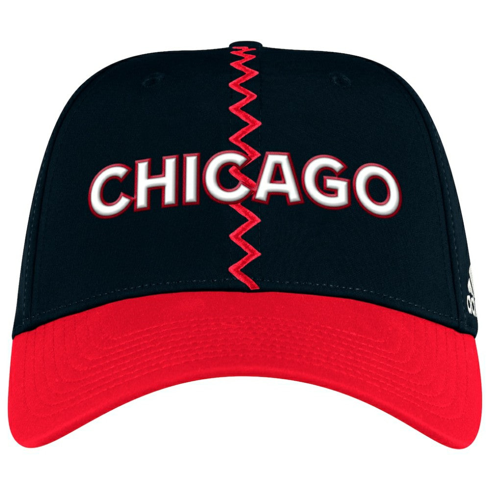 Chicago Blackhawks adidas Reverse Retro 2.0 Flex Hat - Black - NHL