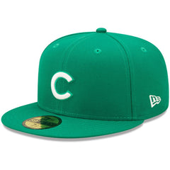 Chicago Cubs New Era White Logo 59FIFTY Fitted Hat - MLB