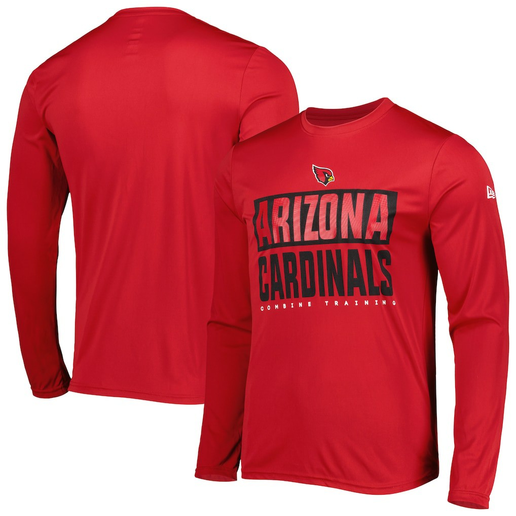Arizona Cardinals New Era Combine Authentic Offsides Long Sleeve T-Shirt Cardinal | NFL