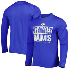 Los Angeles Rams New Era Combine Authentic Offsides Long Sleeve T-Shirt Royal | NFL
