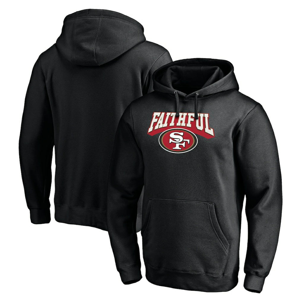 San Francisco 49ers Hometown Collection The Faithful Fitted Pullover Hoodie Black | NFL