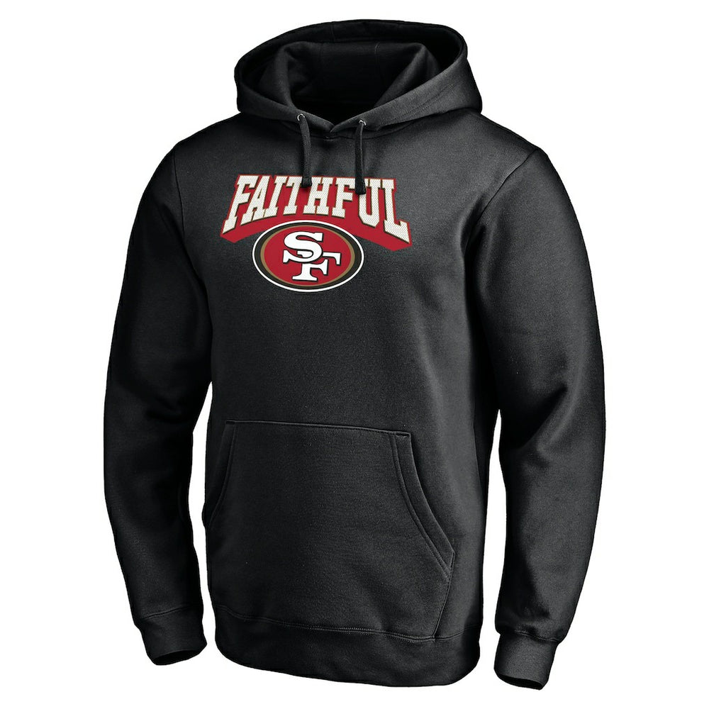 San Francisco 49ers Hometown Collection The Faithful Fitted Pullover Hoodie Black | NFL
