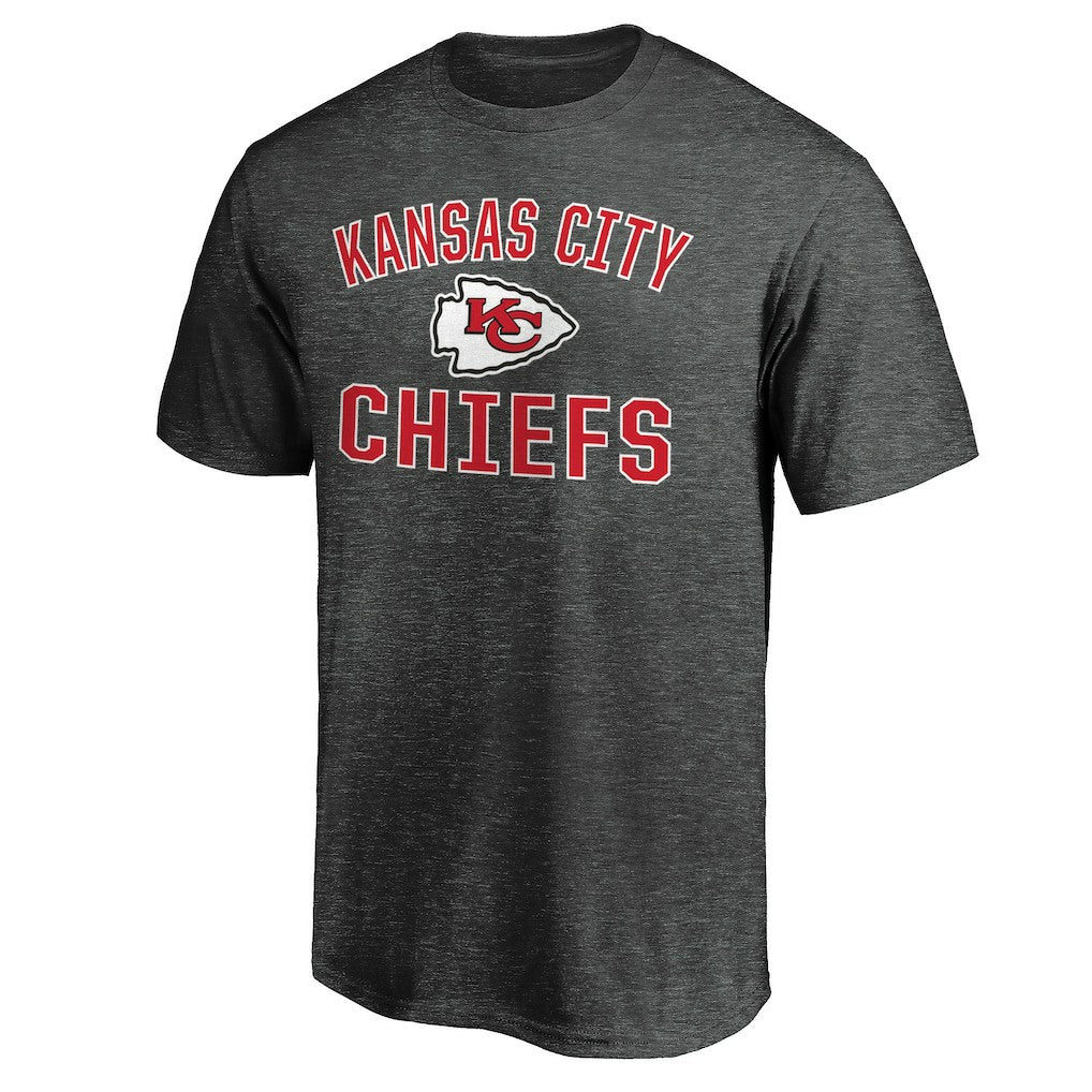 Kansas City Chiefs Victory Arch T-Shirt Heather Charcoal | Fanatics