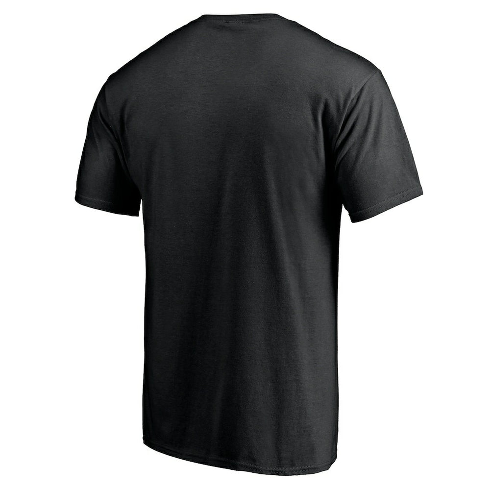San Francisco 49ers Logo Team Lockup T-Shirt Black | NFL