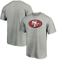 San Francisco 49ers Primary Logo T-Shirt Heather Gray | Fanatics