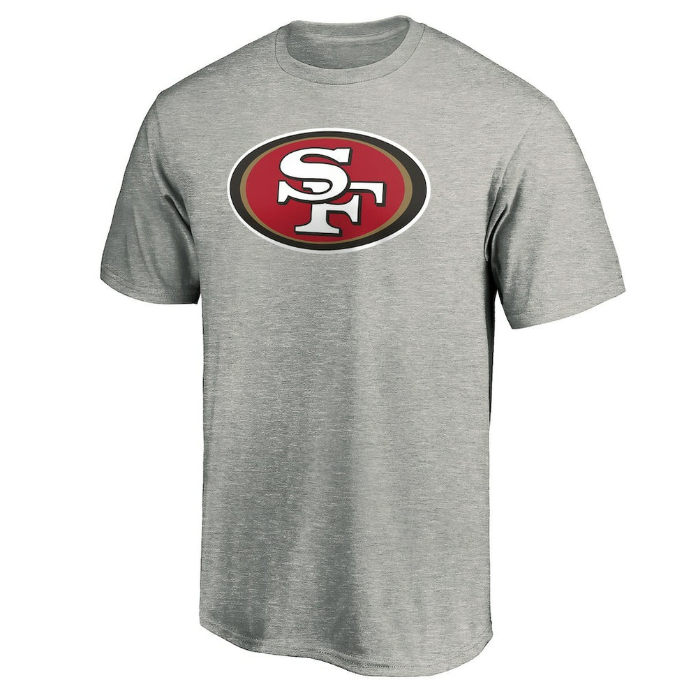 San Francisco 49ers Primary Logo T-Shirt Heather Gray | Fanatics
