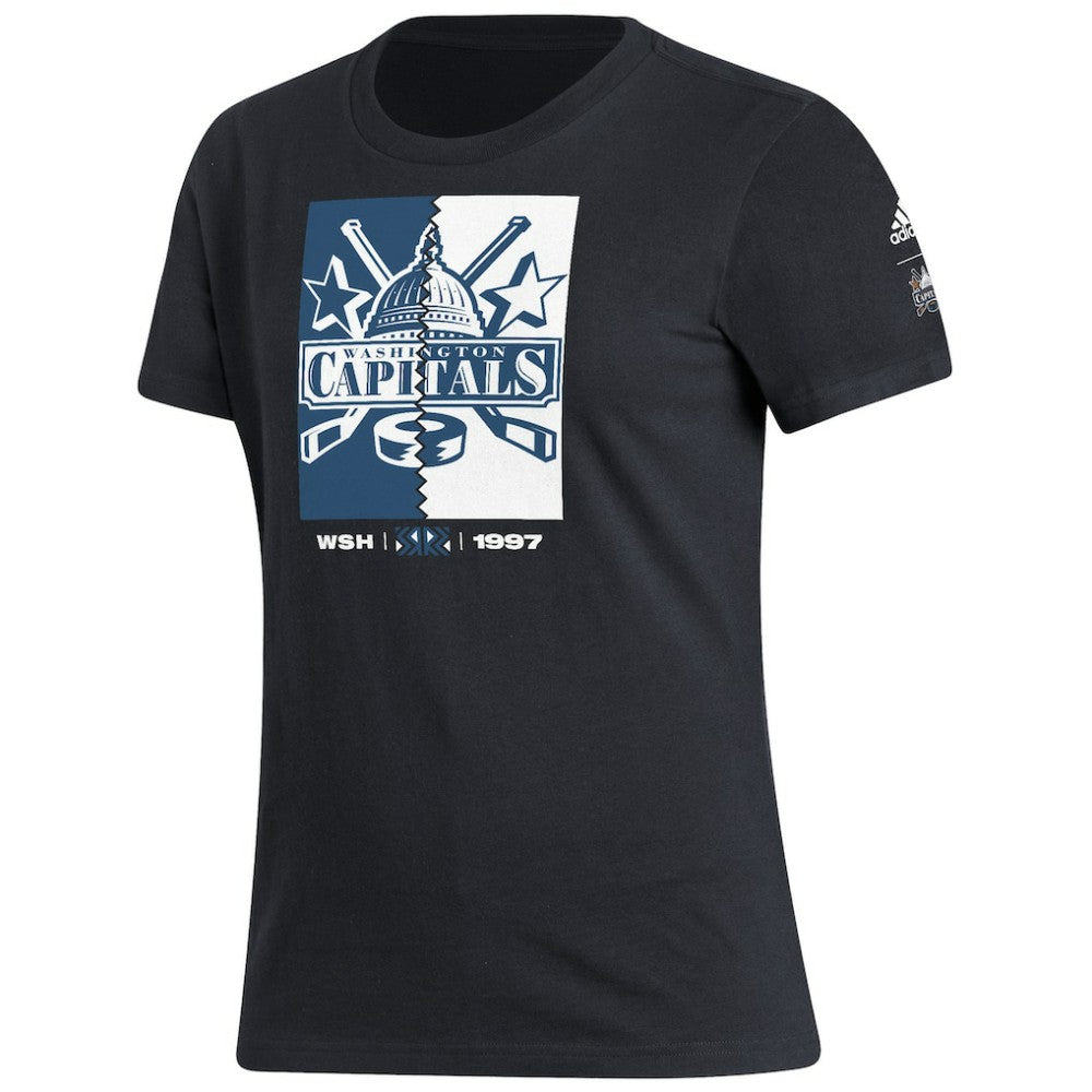 Washington Capitals adidas Women's Reverse Retro 2.0 Playmaker T-Shirt - Black - NHL
