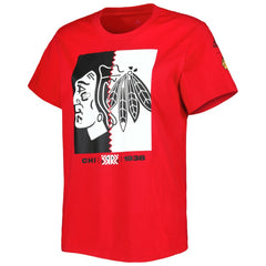 Chicago Blackhawks adidas Women's Reverse Retro Fresh T-Shirt - Red - NHL