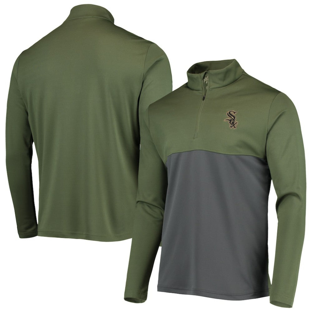 Chicago White Sox Levelwear Delta Pursue Quarter-Zip Jacket - MLB