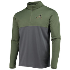 Atlanta Braves Levelwear Delta Pursue Quarter-Zip Jacket - MLB