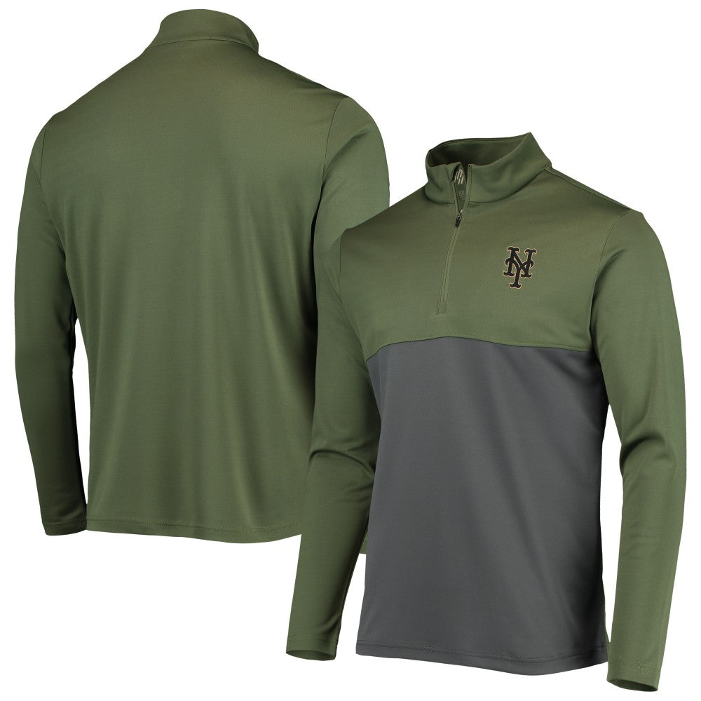 New York Mets Levelwear Delta Pursue Quarter-Zip Jacket - MLB