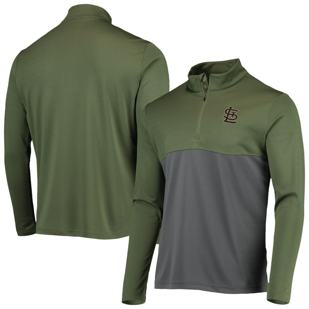 St. Louis Cardinals Levelwear Delta Pursue Quarter-Zip Jacket - MLB