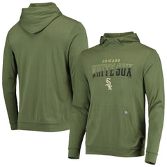 Chicago White Sox Levelwear Delta Thrive Tri-Blend Pullover Hoodie - MLB