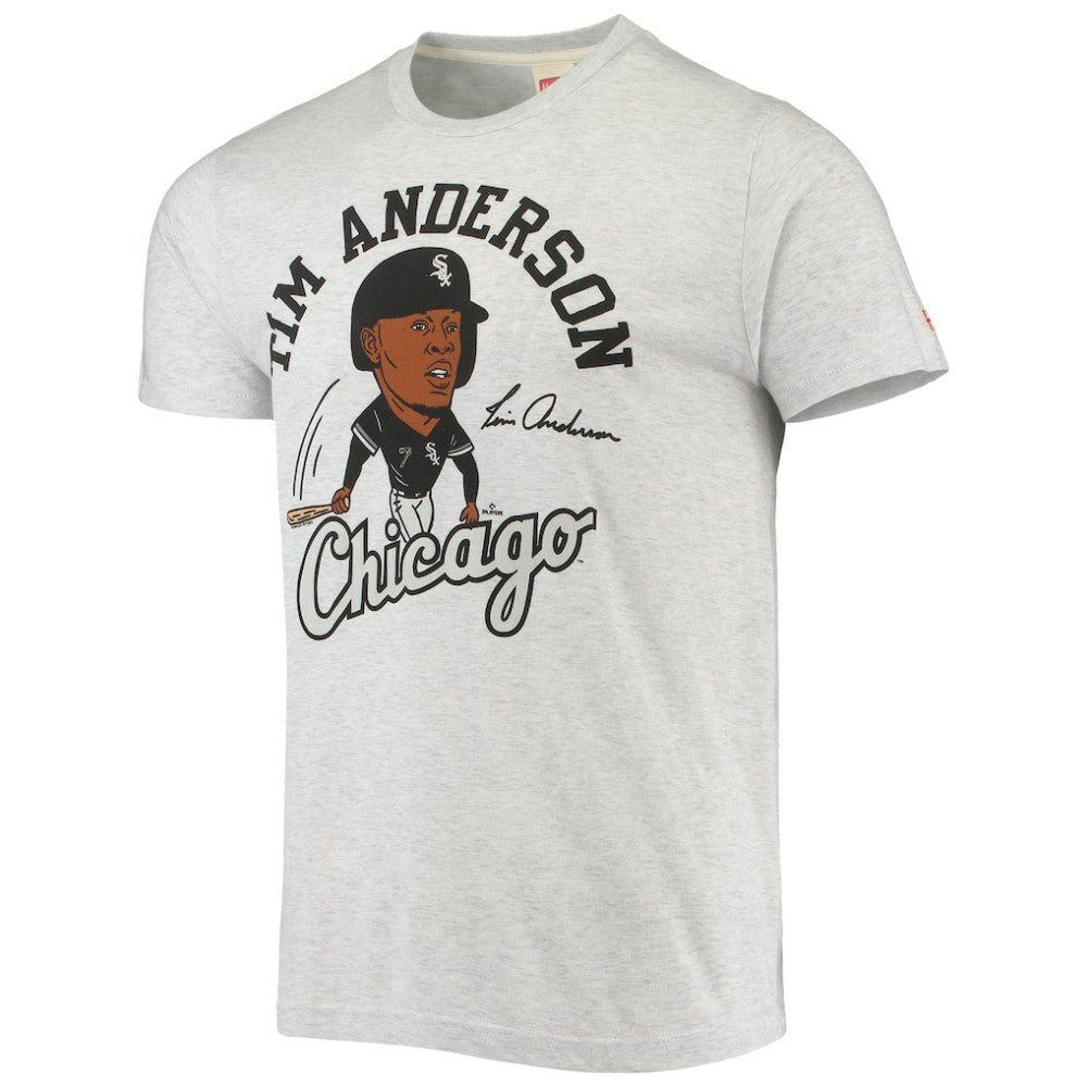 Tim Anderson Chicago White Sox Homage Caricature Tri-Blend T-Shirt - MLB