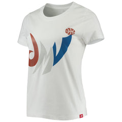 Washington Wizards Sportiqe Women's Cabo T-Shirt White - NBA