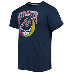 Atlanta Braves Homage Grateful Dead Tri-Blend T-Shirt - MLB