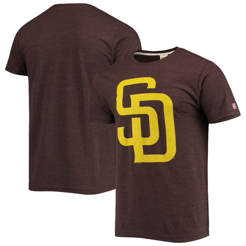 San Diego Padres Homage Hand Drawn Logo Tri-Blend T-Shirt - MLB