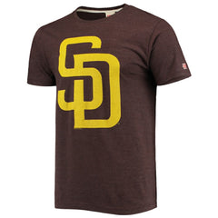 San Diego Padres Homage Hand Drawn Logo Tri-Blend T-Shirt - MLB
