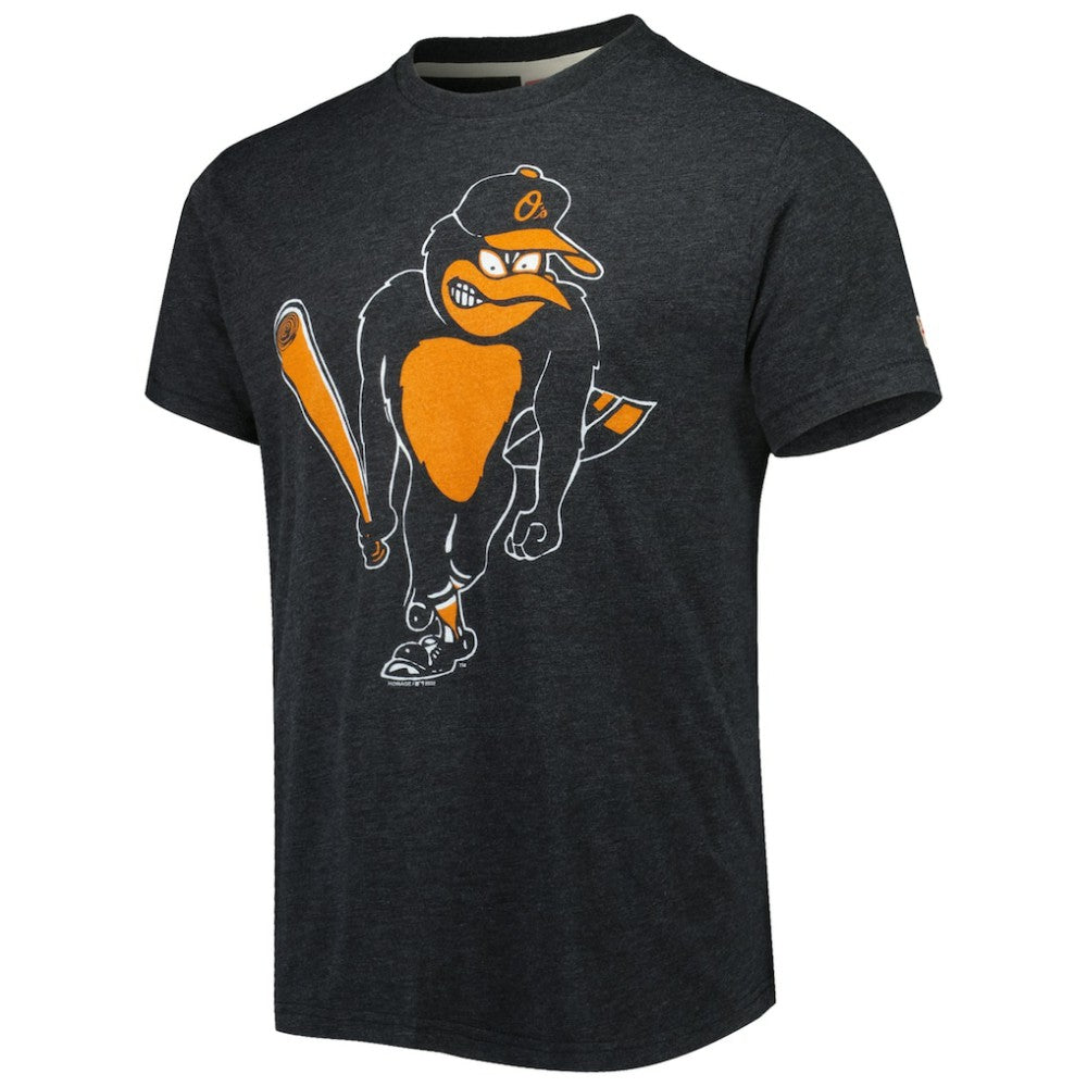Baltimore Orioles Homage Hand-Drawn Logo Tri-Blend T-Shirt - MLB