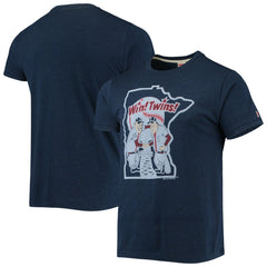 Minnesota Twins Homage Hand-Drawn Logo Tri-Blend T-Shirt - MLB