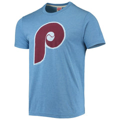 Philadelphia Phillies Homage Hand-Drawn Logo Tri-Blend T-Shirt - MLB