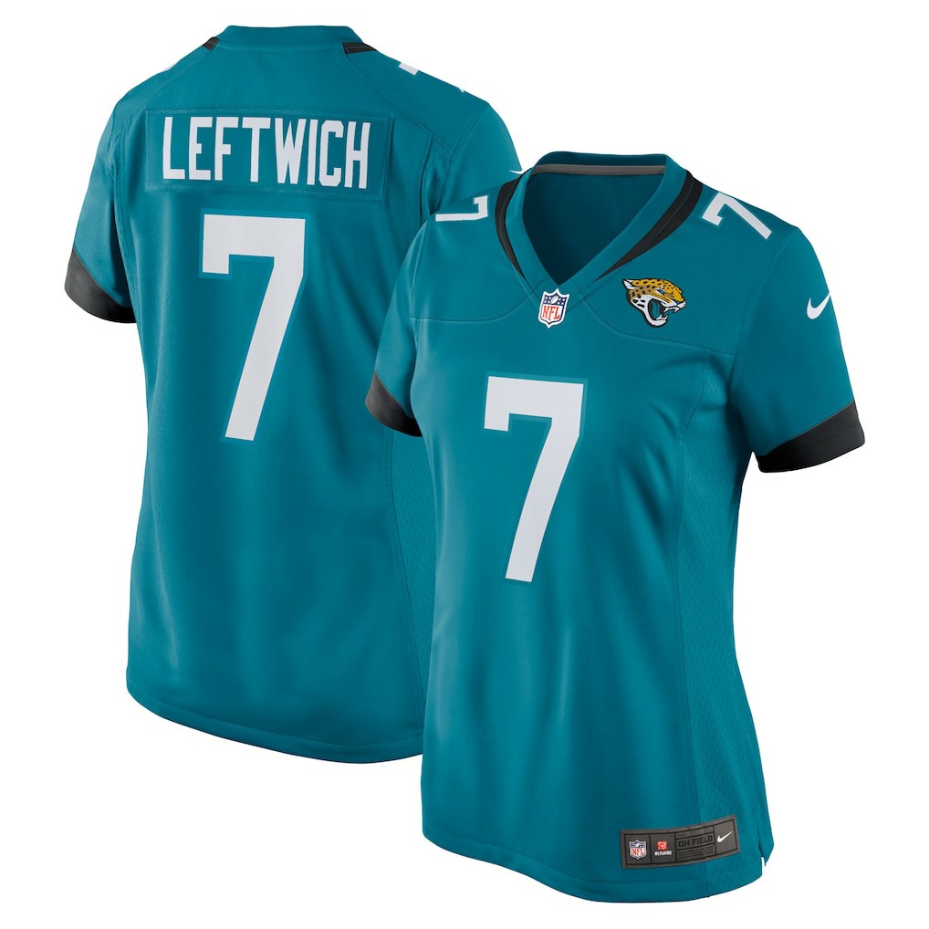Byron Leftwich Jacksonville Jaguars Women's Retired Player Game Jersey Teal | Nike for Sale