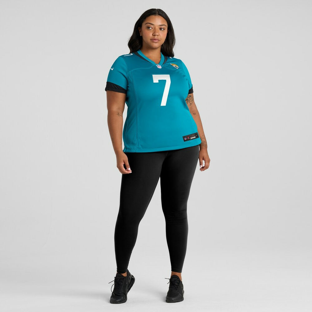 Byron Leftwich Jacksonville Jaguars Women's Retired Player Game Jersey Teal | Nike for Sale