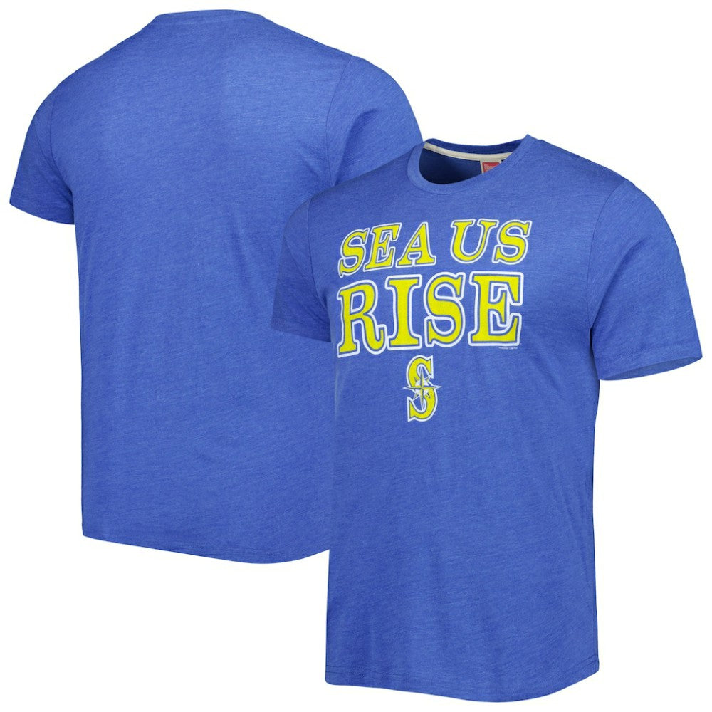 Seattle Mariners Homage Hyper Local Tri-Blend T-Shirt - MLB