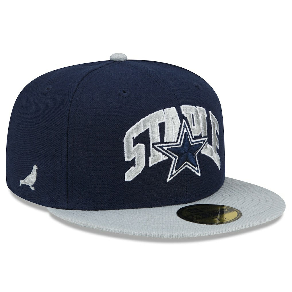 Dallas Cowboys New Era NFL x Staple Collection 59FIFTY Fitted Hat Navy/Gray | NFL