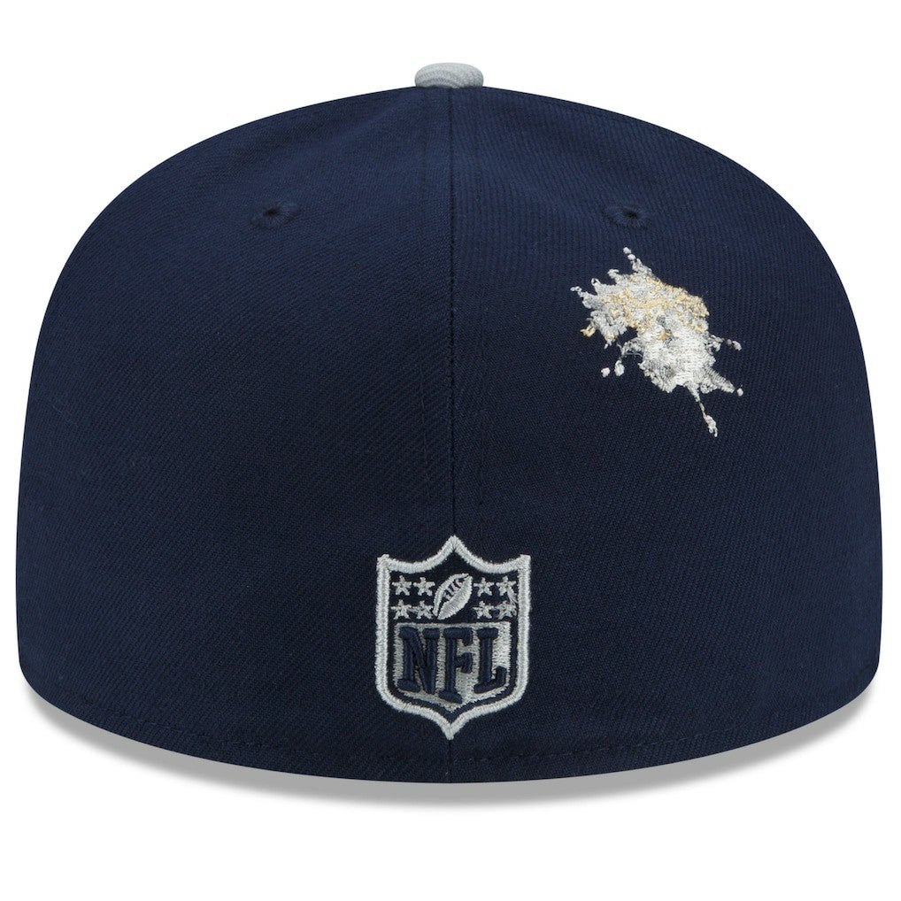 Dallas Cowboys New Era NFL x Staple Collection 59FIFTY Fitted Hat Navy/Gray | NFL