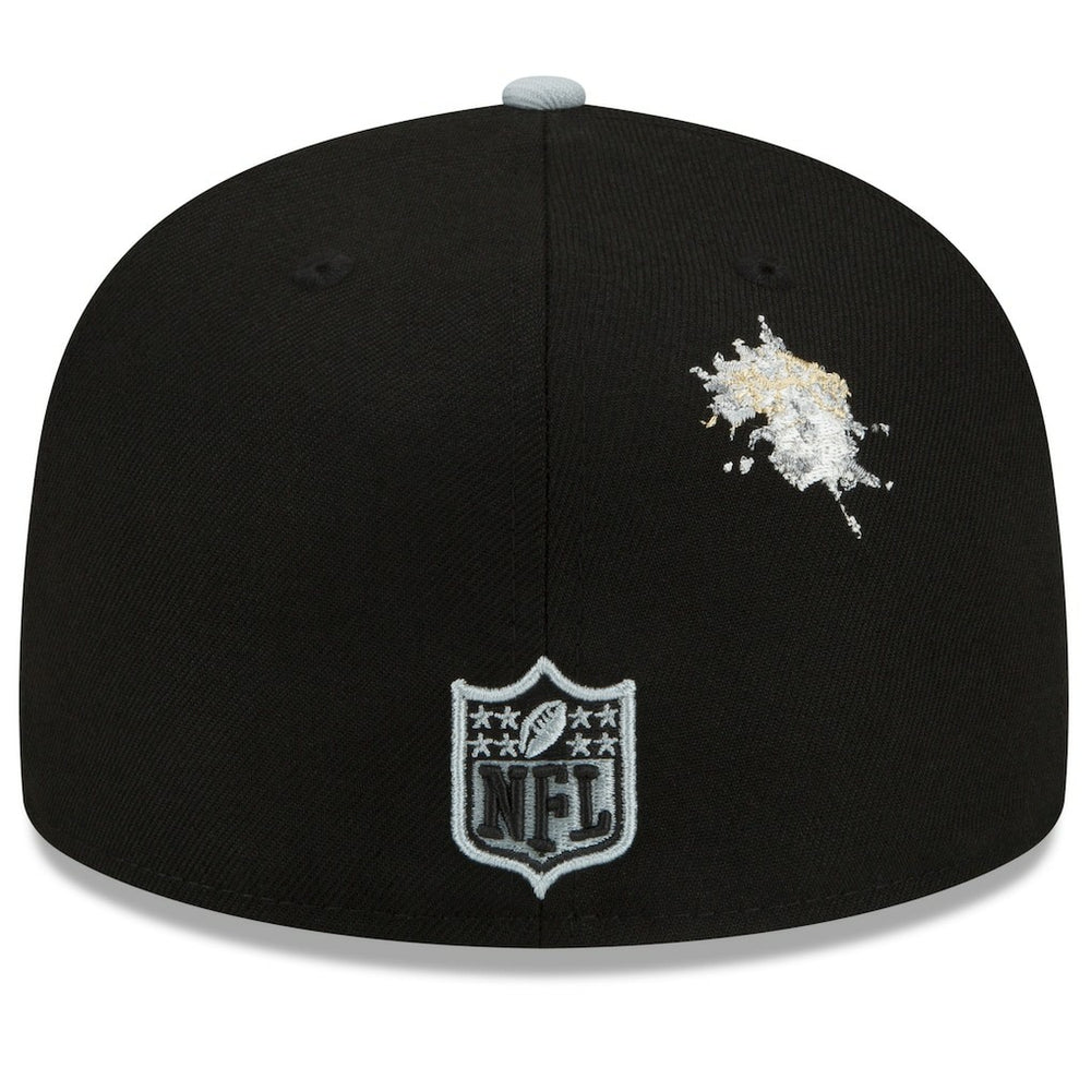 Las Vegas Raiders New Era NFL x Staple Collection 59FIFTY Fitted Hat Black/Gray | NFL