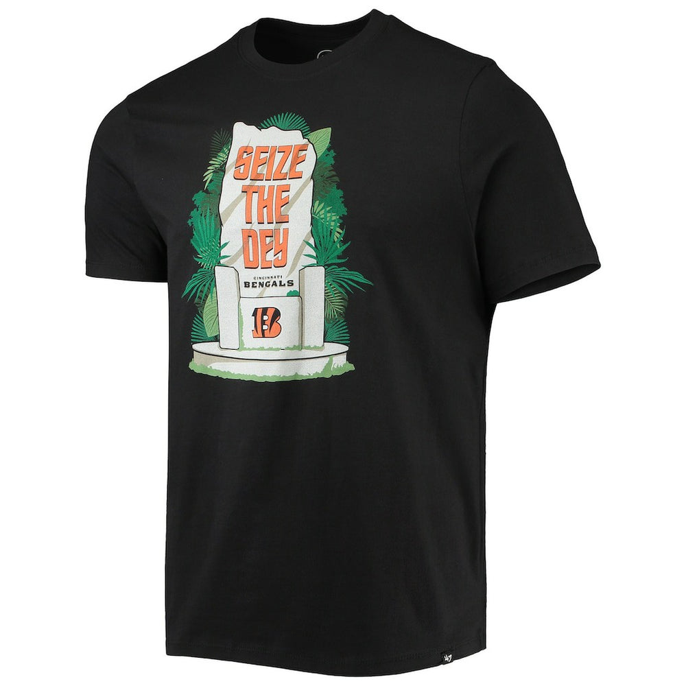 Cincinnati Bengals '47 Logo Super Rival T-Shirt Black | 47 brand