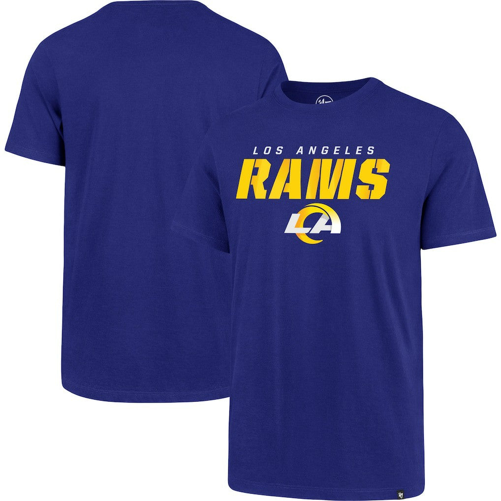 Los Angeles Rams '47 Logo Traction Super Rival T-Shirt Royal | 47 brand