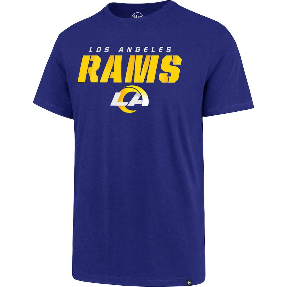 Los Angeles Rams '47 Logo Traction Super Rival T-Shirt Royal | 47 brand