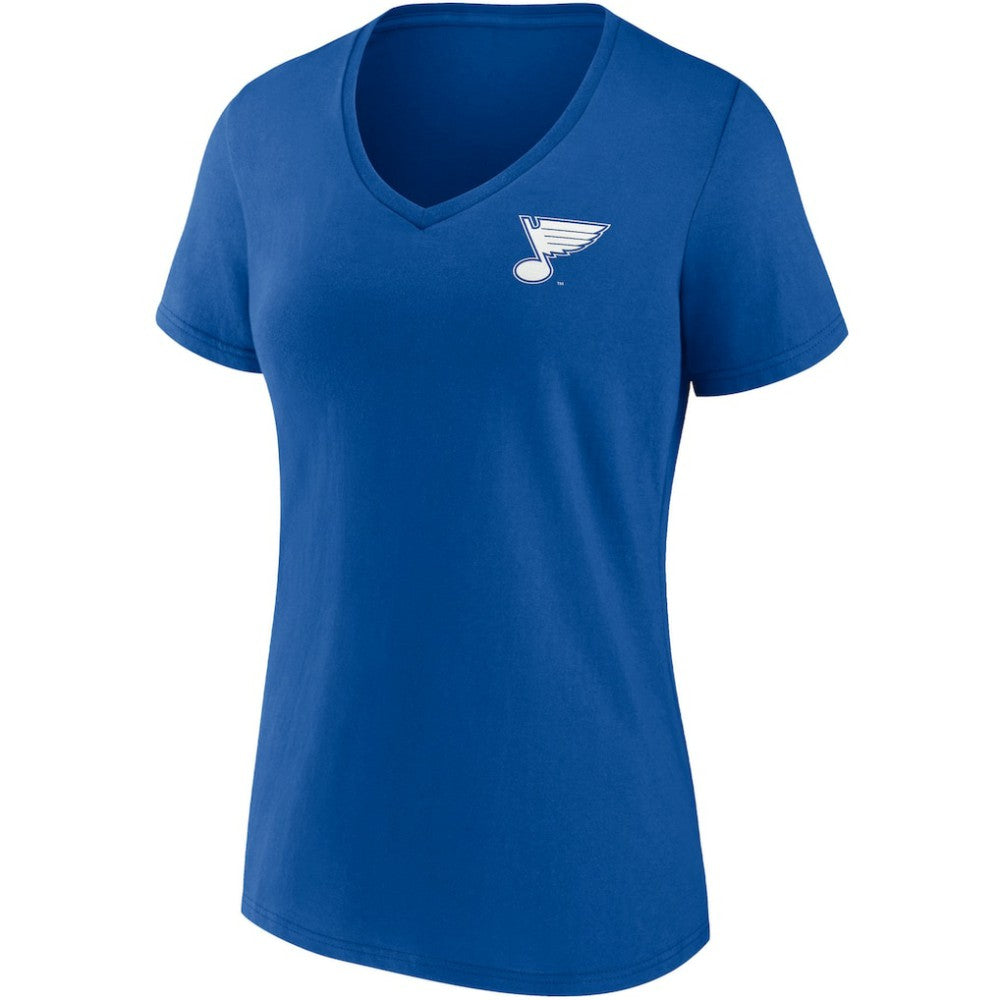 St. Louis Blues Fanatics Women's Team Mother's Day V-Neck T-Shirt - Blue - NHL