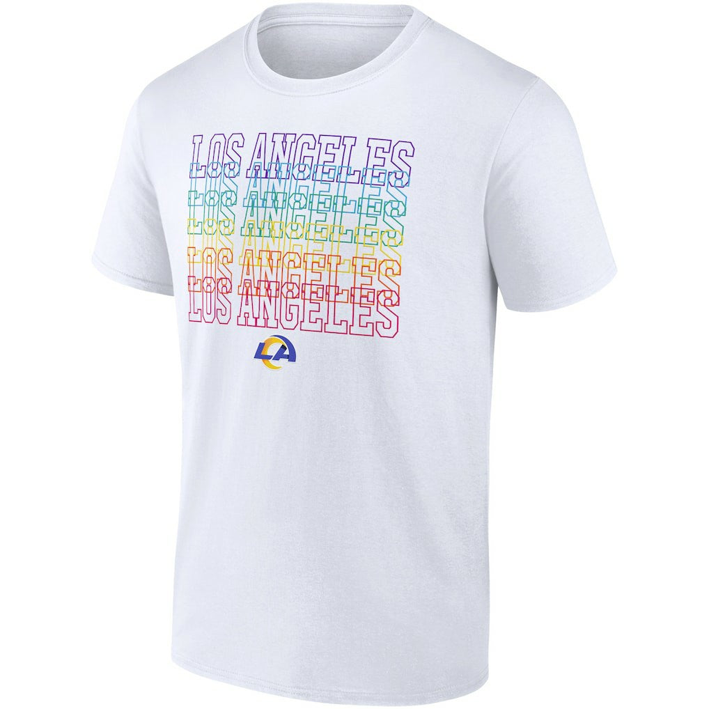 Los Angeles Rams City Pride Team T-Shirt White | Fanatics