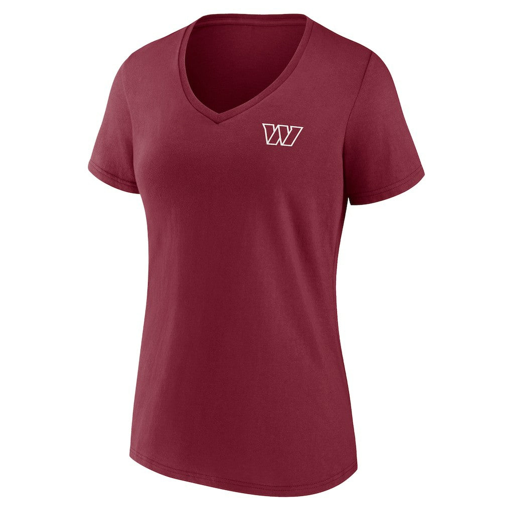 Washington Commanders Women's Team Mother's Day V-Neck T-Shirt Burgundy | Fanatics