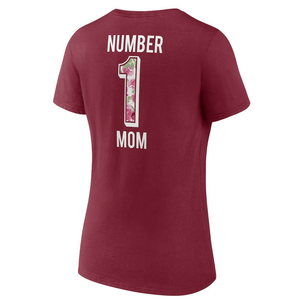 Washington Commanders Women's Team Mother's Day V-Neck T-Shirt Burgundy | Fanatics