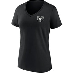 Las Vegas Raiders Women's Team Mother's Day V-Neck T-Shirt Black | Fanatics