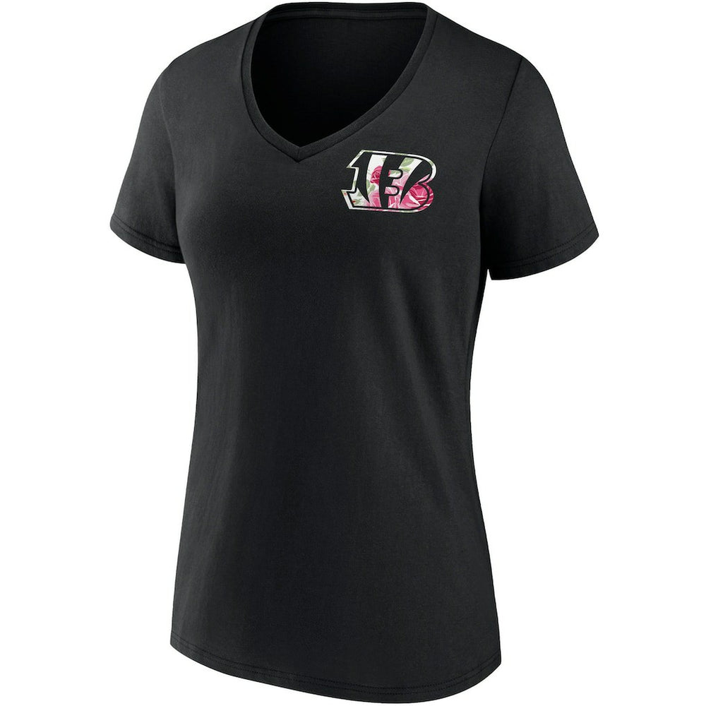 Cincinnati Bengals Women's Team Mother's Day V-Neck T-Shirt Black | Fanatics