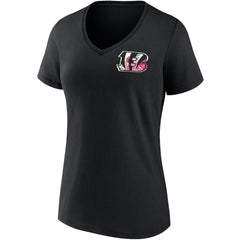 Cincinnati Bengals Women's Team Mother's Day V-Neck T-Shirt Black | Fanatics