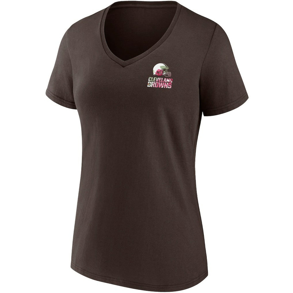 Cleveland Browns Women's Team Mother's Day V-Neck T-Shirt Brown | Fanatics