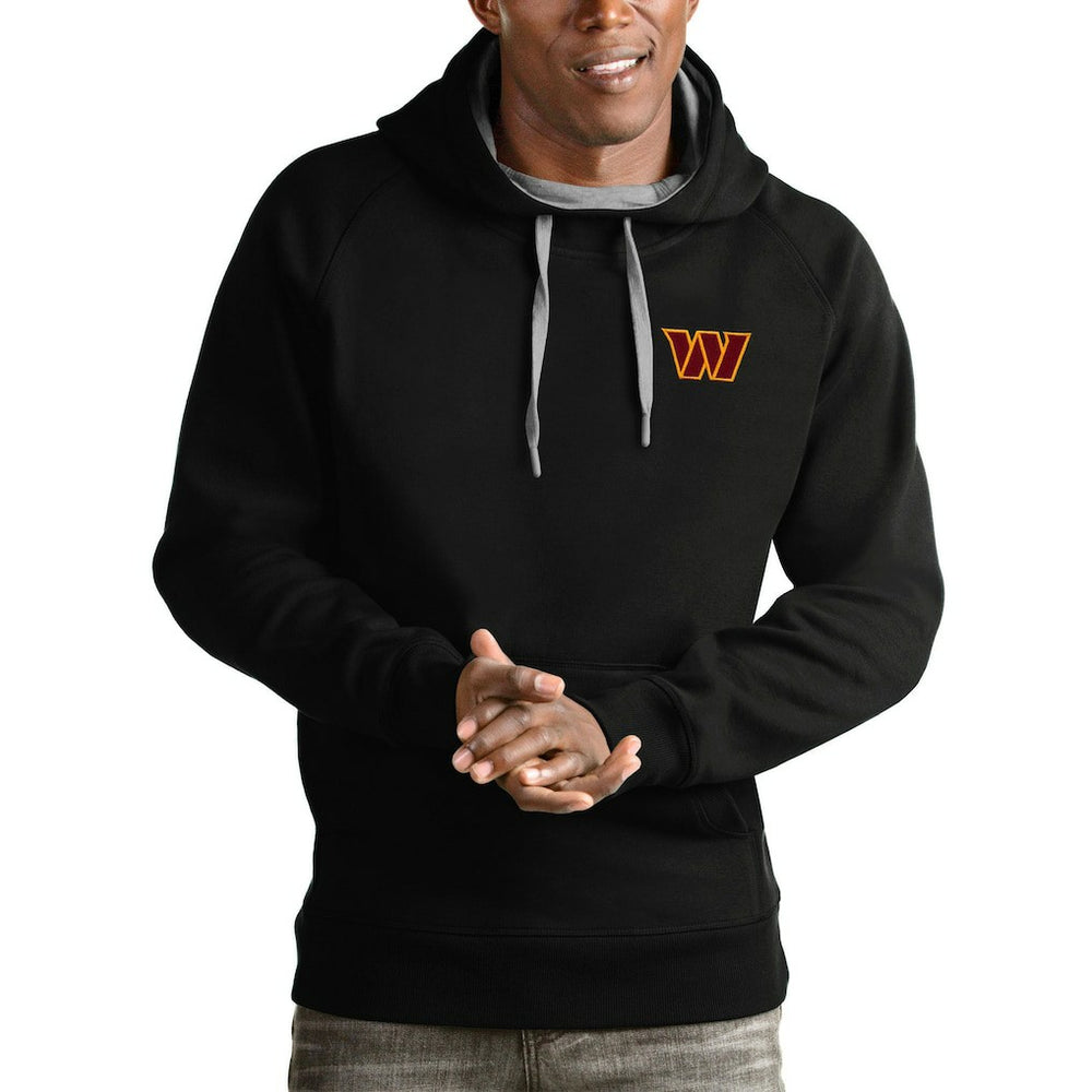 Washington Commanders Antigua Victory Pullover Hoodie Black | NFL