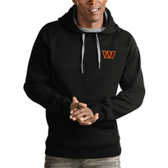 Washington Commanders Antigua Victory Pullover Hoodie Black | NFL