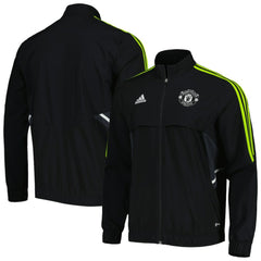 Manchester United Presentation AEROREADY Full-Zip Jacket Black | Adidas online