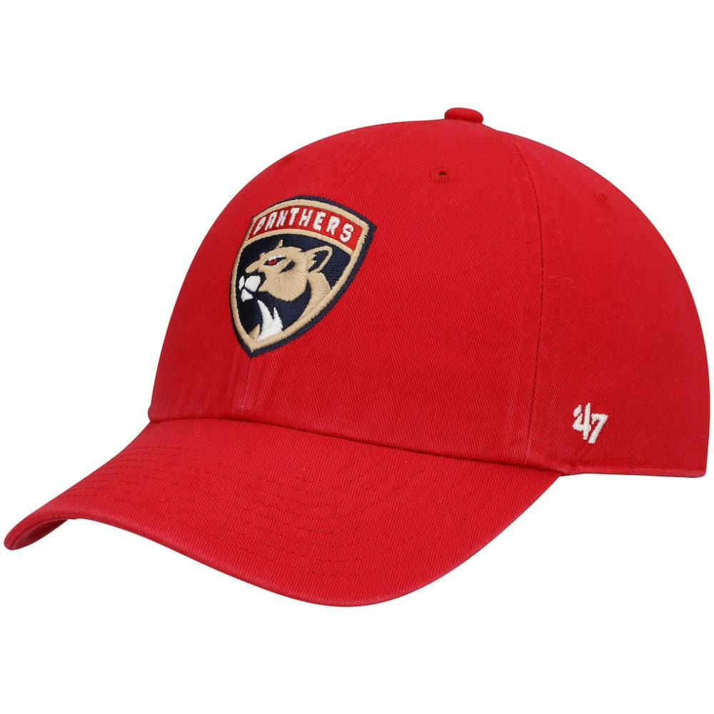 Florida Panthers '47 Logo Clean Up Adjustable Hat - Red - NHL