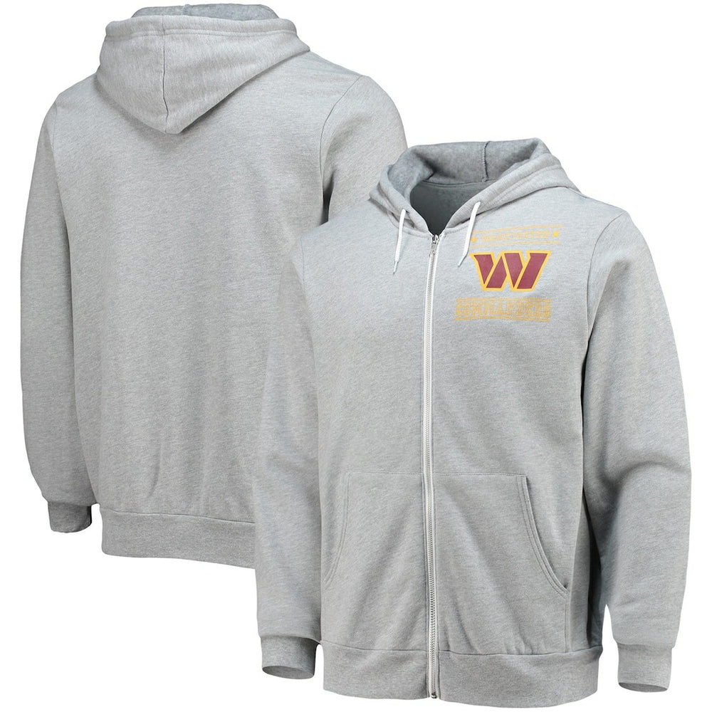 Washington Commanders NFL x Darius Rucker Collection Sponge Fleece Full-Zip Hoodie Heathered Gray | Fanatics